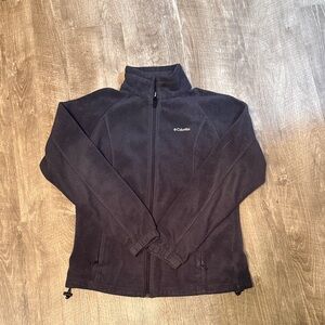 Columbia Charcoal Full-Zip Fleece Jacket